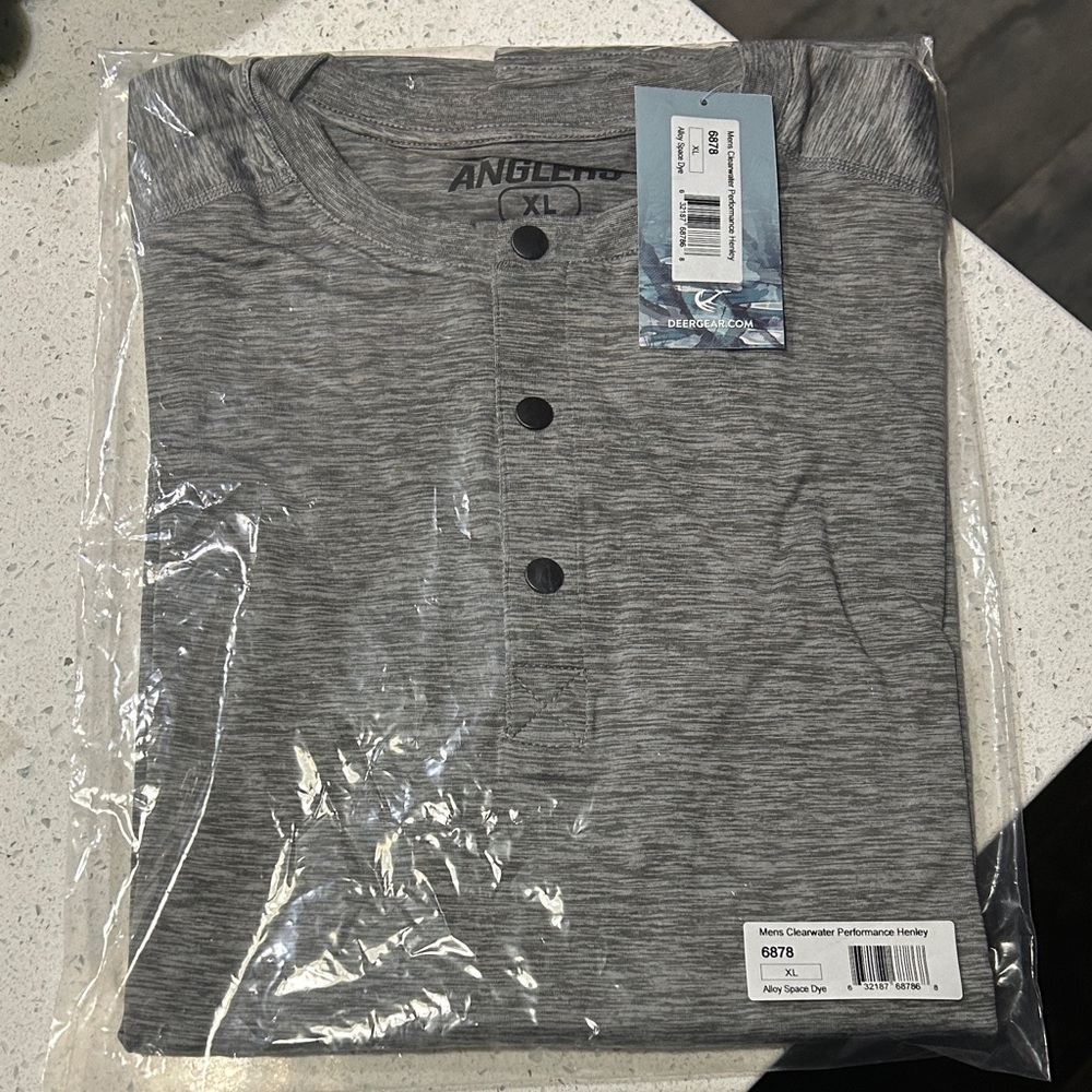Gray Long Sleeve Men's Tee